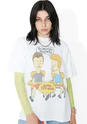 [Junk Food Clothing] School Sucks Tee