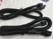 2X EVGA SuperNOVA 8 PIN TO 8 pin (6+2)PCIE VGA Power Cable FOR EVGA G5 G3 B2 P2
