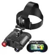 850nm Night Vision Binoculars Head Mounted Night Vision Goggles with Camera
