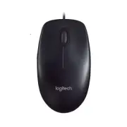 Logitech M90 USB Wired Optical Mouse 1000dpi for PC Laptop Mac Full Size Comfort