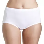 Bonds Satin Touch Cottontails Midi Brief W019O White