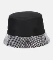 [Prada] Prada Re-Nylon embellished bucket hat UK 6 5/8 black