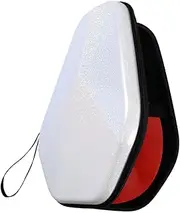 Oshhni Ping Pong Paddle Case Hard Holder Bag Water Resistant Racket Protective Cover Table Tennis Two Paddle Case for Outdoor Travel