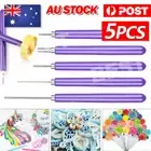 5Pcs Slotted Paper Quilling Winder Roll DIY Origami Craft Tool Pen Handicraf Set