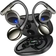 Open Ear Bone Conduction Headphones, Wireless Bluetooth 5.4 Earbuds Sport Ove...