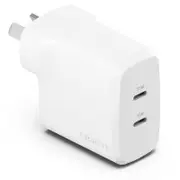 [CY4774PDWCH] Cygnett PowerPlus 35W Dual Port USB-C PD Fast Wall Charger, Travel-Ready