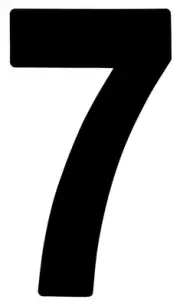Factory Effex 5" Mini Pro Number #7 Black 3-Pack