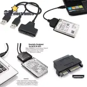 USB 3.0 to 2.5" HDD SATA III Hard Drive Cable Adapter for SATA3.0 SSD&HDD A3US