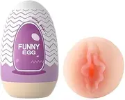 Portable Male Masturbator, Men's Pocket Masturbation Eggs, Portable Mini Toys, Convenient Storage, Waterproof Can Be Used Multiple Times(Purple)