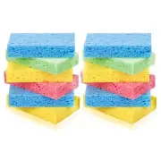 12-Count Cellulose Sponges, Non-Scratch Kitchen Sponges for Dish,Colorful Com...
