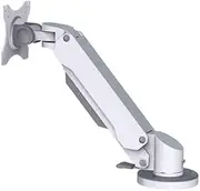 Monitor Arm Desk Style White Single Arm Single Screen Rotatable Monitor Stand Monitor Mount
