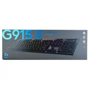 Logitech G915 X Lightspeed Wireless Gaming Keyboard - Black English Linear (920-012699)