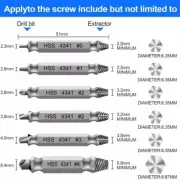 Damaged Screw Extractor Set&Bolt Extractor Kit & Stripped Screws Nuts & Bolts, E