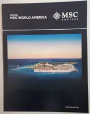 MSC..Cruises msc World America 2025/ 2026. Bro. / folder... Caribbean