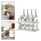 Spice Rack Organizer Set for Countertop 2 Tiers for Table Home Cupboard