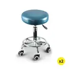 Levede 2x Barstool Swivel Salon Hairdressing Stool Barber Chair Equipment Beauty