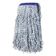 Nano Microbial Cut End Finish Mop Heads, 1.25" Universal Headband, Pack of 1