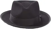 [Stetson] Mens Wool Felt Whippet Fedora Hat