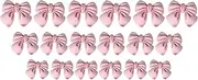 18Pcs Pink Bow Refrigerator Magnets, Cute Fridge Magnets, 3 Size Small Magnets for Whiteboard, Locker Accessories for Girls (1.1inch/2.9cm, 1.3inch/3.4cm, 1.8inch/4.5cm)
