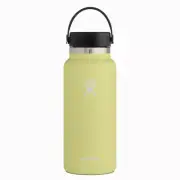 PINEAPPLE Hydro Flask 32oz Water Bottle Wide Mouth Flex Cap Insulated Stainless