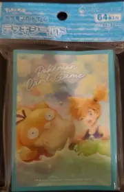 Pokemon Center Limited Deck Shield Misty & Psyduck Official Sleeves 64