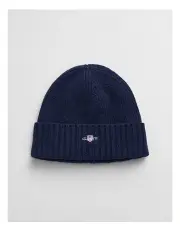[Gant] Shield Wool Beanie in Blue