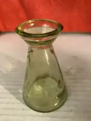 Handmade Yellow Glass Vase Recycled Glass DWK