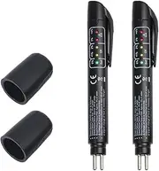 Brake Fluid Liquid Tester, Auto Brake Diagnostic Testing Tool Oil Moisture Analyzer with 5 LED Indicators, Hydraulic Fluid Liquid Oil Moisture Analyzer, Test DOT3 DOT4 DOT5.1 ENV6 ENV4 Brake fluids