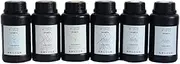 Lotsa Style Premium Ultraviolet UV LED Ink Refill Direct to Substrate Direct to Film DTF for UV & UV DTF Printers (CMYK Wh, Medium)
