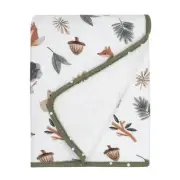 Jersey Sherpa Blanket - Forest Retreat