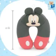 12" DISNEY MICKEY MOUSE Plush Travel Neck Rest Pillow Cushion Doll Toy