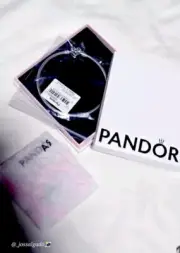 Pandora Moments Heart & Butterfly Sterling Silver 925 Signed Bangle Bracelet NEW