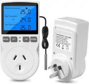 Plug in Digital Thermostat Temperature Control, Heating and Cooling Reptile Ther