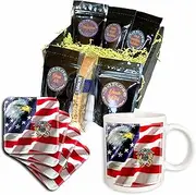 3dRose cgb_769_1 US Navy Officer Crest-Coffee Gift Basket, Multicolor