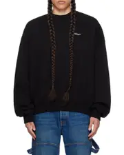 Off-White Arrows Printed Crewneck Sweatshirt XXS,S,XS,M Black