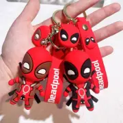 Marvel Cute Doll Pendant Anime Figures Deadpool Q Version Fashion Backpack Keych