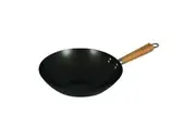 Avanti Non-Stick 30cm Induction Safe Carbon Steel Wok/Pot/Pan w/ Bamboo Handle