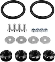 Bumper Quick Release,Billet Bumper Trunk Quick Release Fastener Kit - Aluminum Quick Release Fasteners Bumper Clips Quick Release Rings Bumper Holders for KOT-au