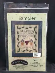 SAMPLER Applique Sewing Pattern by All Through the Night Folk Art Designs