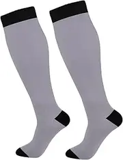 [ODAWA] Carmine Yoga Knee High Socks Running Socks Men Support for Nurse, Pregnant, Running, Medical