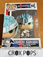 GRIMMJOW JEAGERJAQUES 1820 BLEACH Funko Pop Vinyl New in Mint Box + Protector