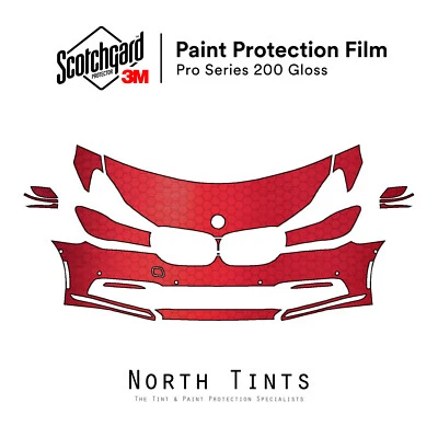 BMW 7 Series 2016-2019 3M PRO Series PreCut Paint Protection Film Clear Bra PPF