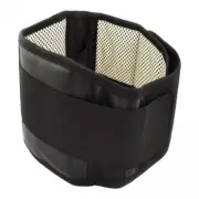 Premium Adjustable Lumbar Support Belt for Lower Back Relief, Black, 5 Pcs