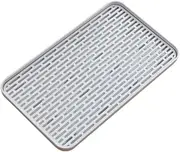 IMIKEYA Bottle Drying Rack Two Draining Station Non Slip Water Collection Tray for Bottles Cups Cutlery Organization Practical Saving Design