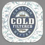 Australian Beer Coaster - Carlton Biter