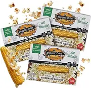Poppin Cobs Microwave Popcorn on the Cob (9 PK) (Original) Whole Popcorn Kernels, Individually Wrapped Healthy Pop Corn on the Cob with Bags, Gluten Free Fun Snack Perfect for Movie Nights