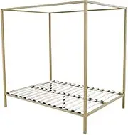 4 Four Poster Queen Bed Frame - Gold