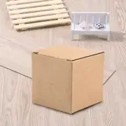 200x Kraft Macaroon Chocolate Cookie Candy Favor Boxes Product Packing Paper Box
