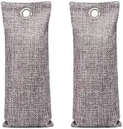 Lazycloud Charcoal Air Purifying Bag (2 Pack) 50G Activated Charcoal Odor Absorber Natural Air Freshener for Home Shoe Odor Eliminator Moisture Absorber for Cars Closet Deodorizer