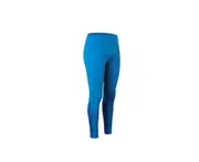 Womens Yoga Pants Elastic Reflective Strip Night Running Fast-Drying Leggings - Blue